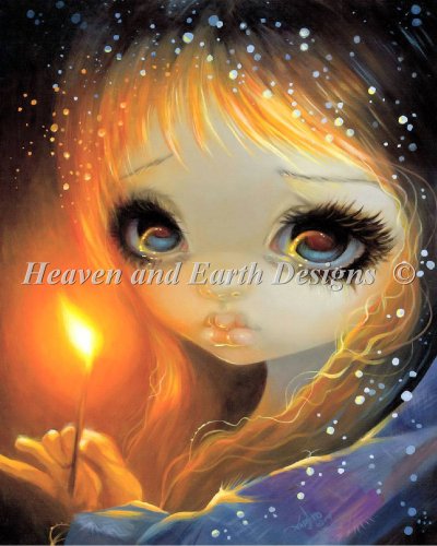 Diamond Painting Canvas - Mini The Little Match Girl - Click Image to Close